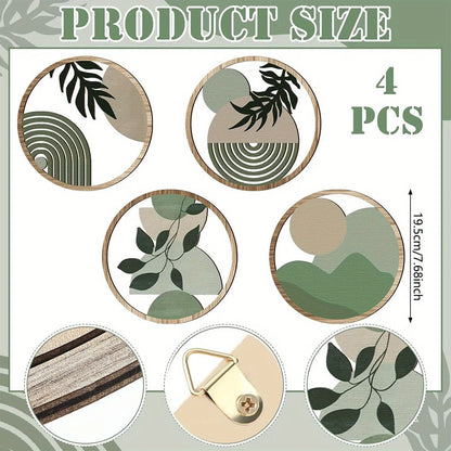 Sage Grove™ Botanical Wooden Wall Decor – Set of 4