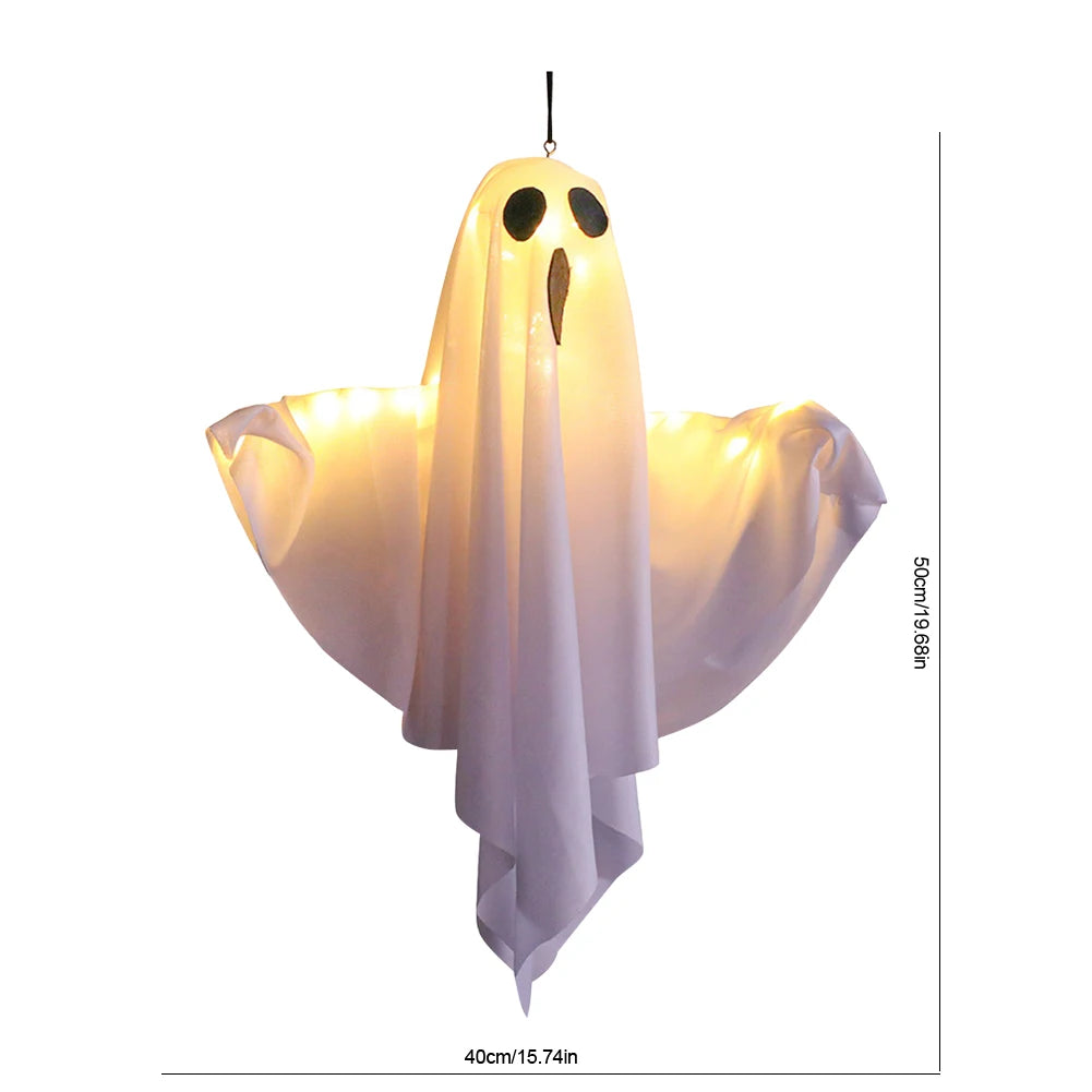 Glimmer Boo™ Lighted Hanging Ghost Halloween Decor
