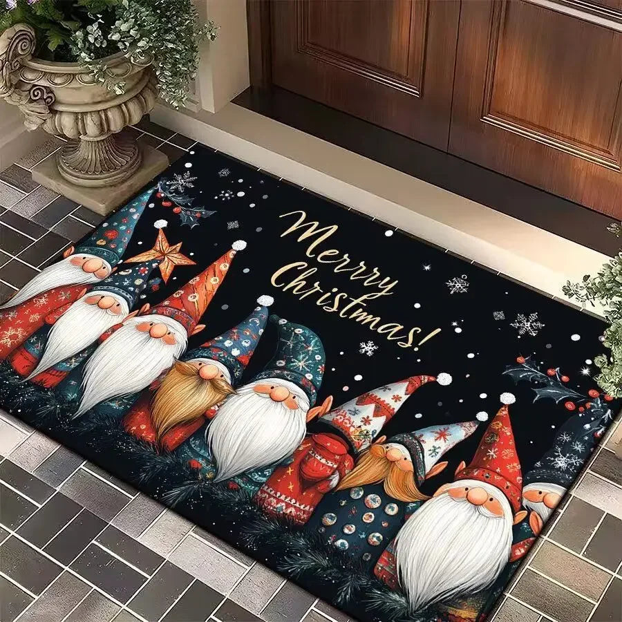 Cozy Christmas™ Printed Flannel Entry Mat – 4 Designs