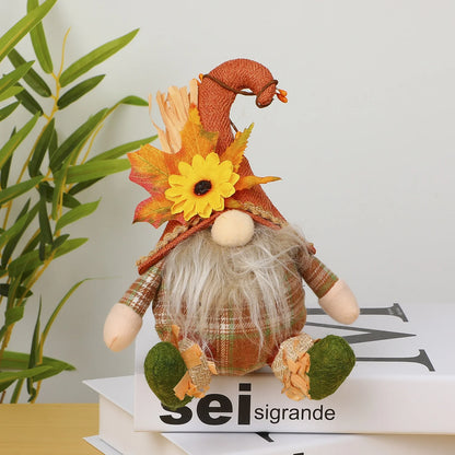 Harvest Friends™ Rustic Scarecrow & Gnome Decor – 5 Designs