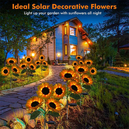 Sunlit Bloom™ Solar Sunflower Garden Lights