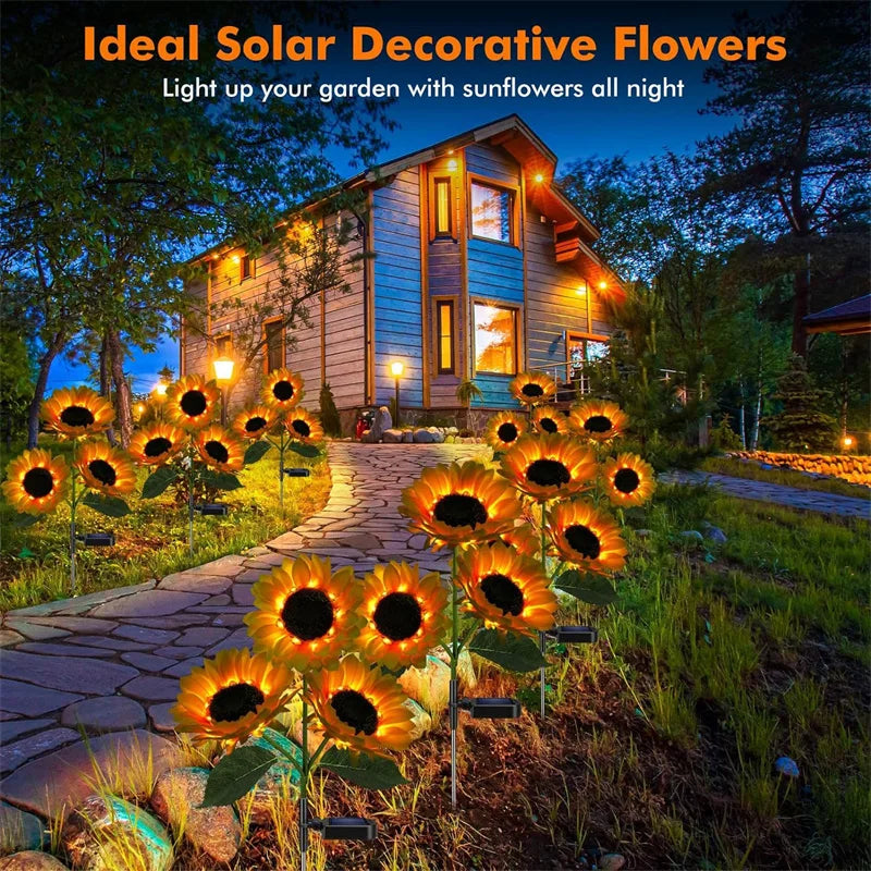 Sunlit Bloom™ Solar Sunflower Garden Lights
