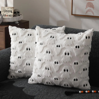 Pumpkin Patch™ Plush Halloween Pillow Cover – 4 Designs